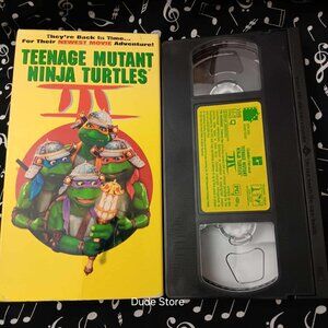 Teenage Mutant Ninja Turtles 3 - 1993 Movie on VHS - *slip case*